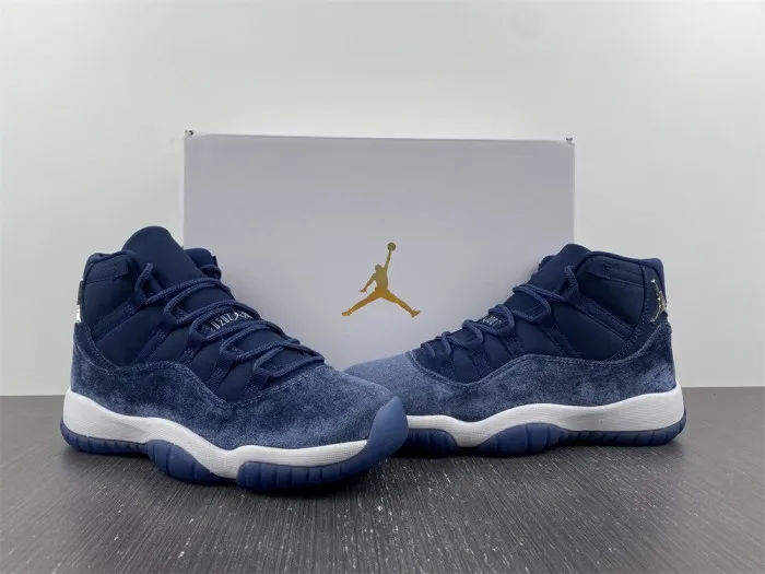 Cheap Air Jordan 11 Velvet WMNS Midnight Navy AR0715-441 0114