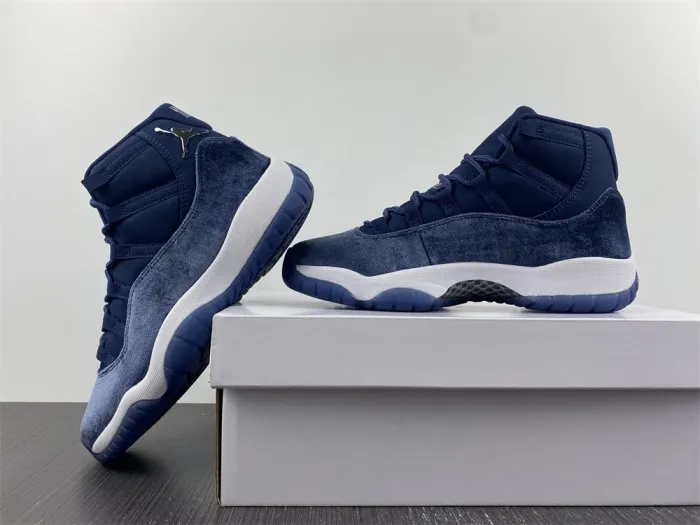 Cheap Air Jordan 11 Velvet WMNS Midnight Navy AR0715-441 0114